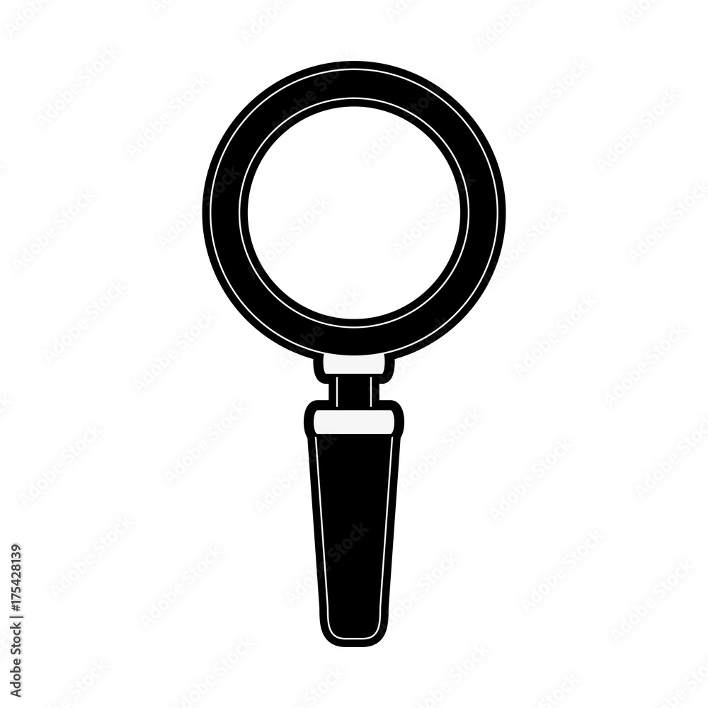 magnifying glass icon image vector illustration design black and white magnifying glass icon image vector illustration design black and white
