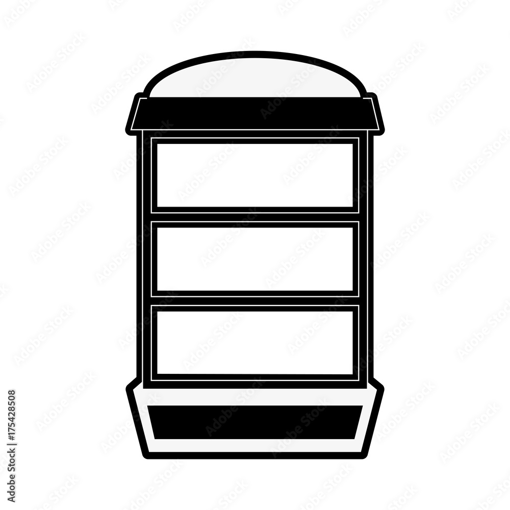 empty bookshelf icon image vector illustration design black and white empty bookshelf icon image vector illustration design black and white
