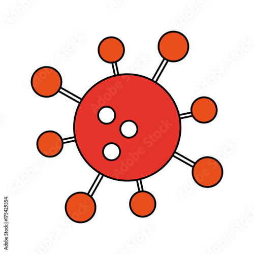 microorganism science icon image vector illustration design 
