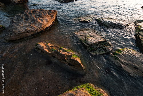 Rocks on sea coast