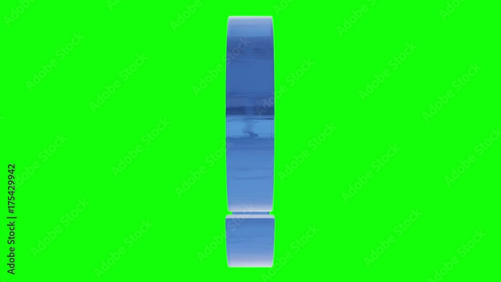 Loopmail Symbol Blue e-mail symbol loop rotate. Seamless video available in 4K FullHD ...