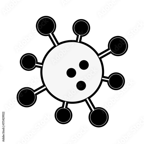 microorganism representation icon image vector illustration design