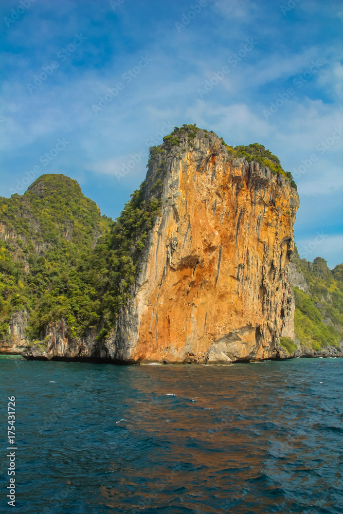 Maya Bay at Phi Phi archipelago in Thailand