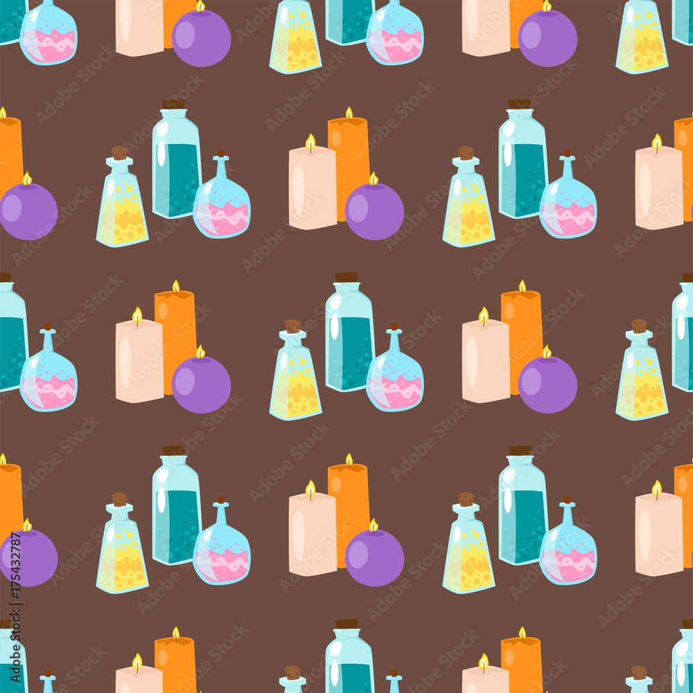 Special magic seamless pattern magician fantasy carnival mystery tools cartoon miracle decoration vector illustration. Special magic seamless pattern magician fantasy carnival mystery tools cartoon miracle decoration vector illustration.
