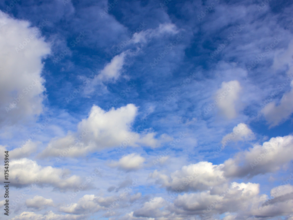 Obraz premium blue sky with clouds