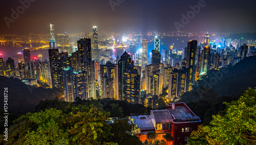 Photography Skyscrapers of Hong Kong, China, Asia