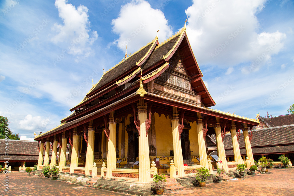 Wat Sisaket Temple at Vientiane, Lao