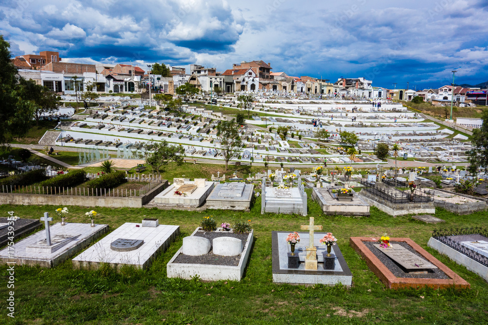 Central cemetery in Cuenca, Ecuador