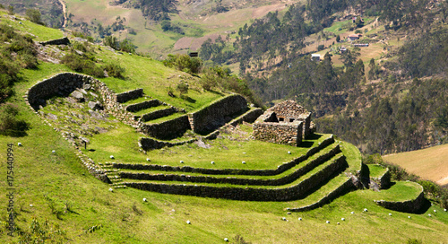 Inca ruin at Cojitambo