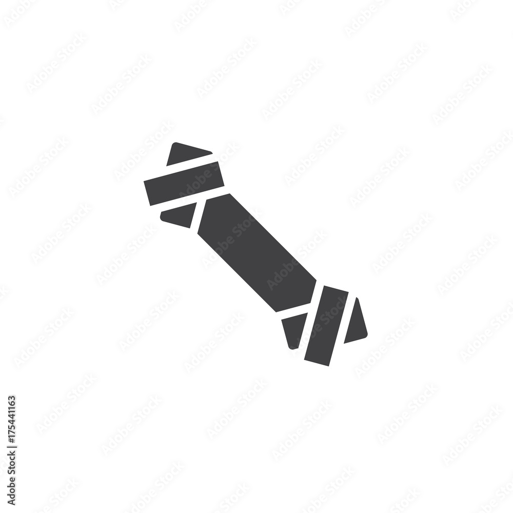 Dog toy bone icon vector, filled flat sign, solid pictogram isolated on white. Symbol, logo illustration. Dog toy bone icon vector, filled flat sign, solid pictogram isolated on white. Symbol, logo illustration.