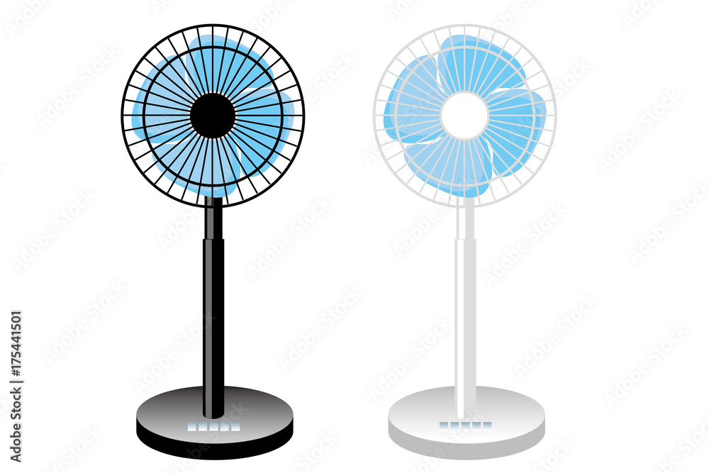 扇風機のイラスト ベクターデータ Fan Illustration Stock Vector Adobe Stock