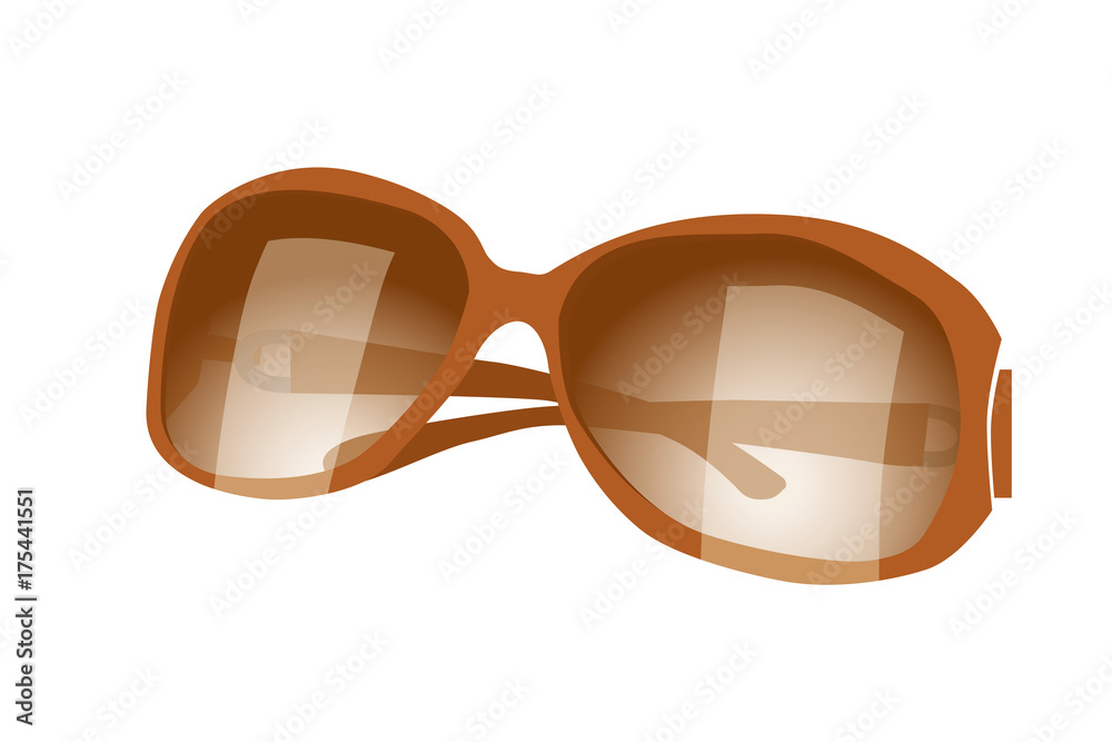 女性向けサングラスのイラスト ベクターデータ Sunglasses Illustration Stock Vector Adobe Stock