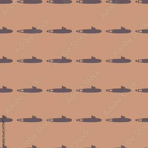 Sea transport vector illustration on a seamless pattern background
