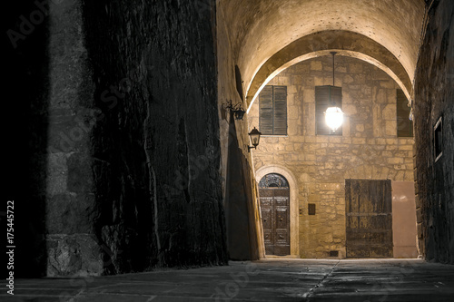 Night Arch in the Old Italian Town