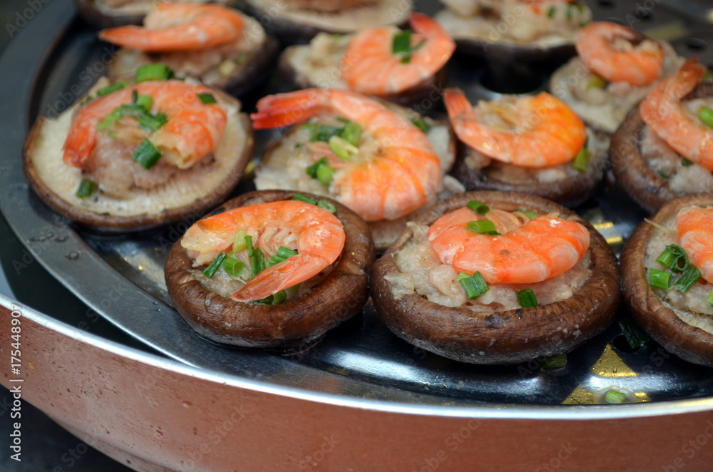 Chinese street food in the Hutongs of Beijing Wangfujing Street