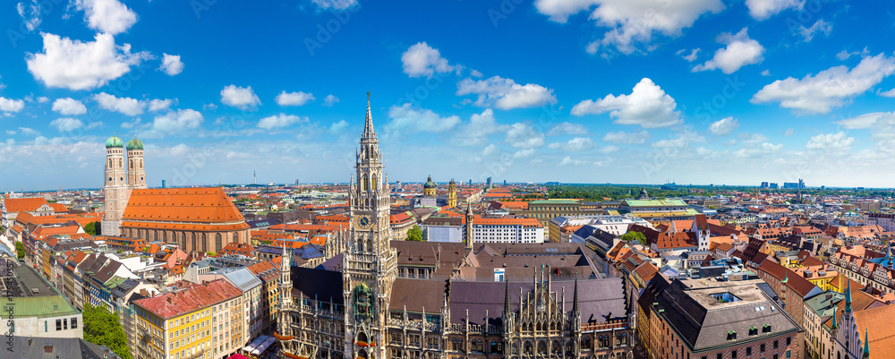 Obraz Panoramiczny widok na Monachium, Niemcy
