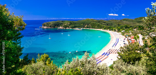 Greek holidays - turquoise beautiful beach Valtos in Parga