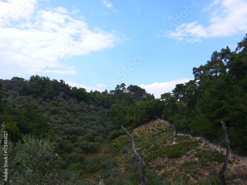 view on the hills of Greece