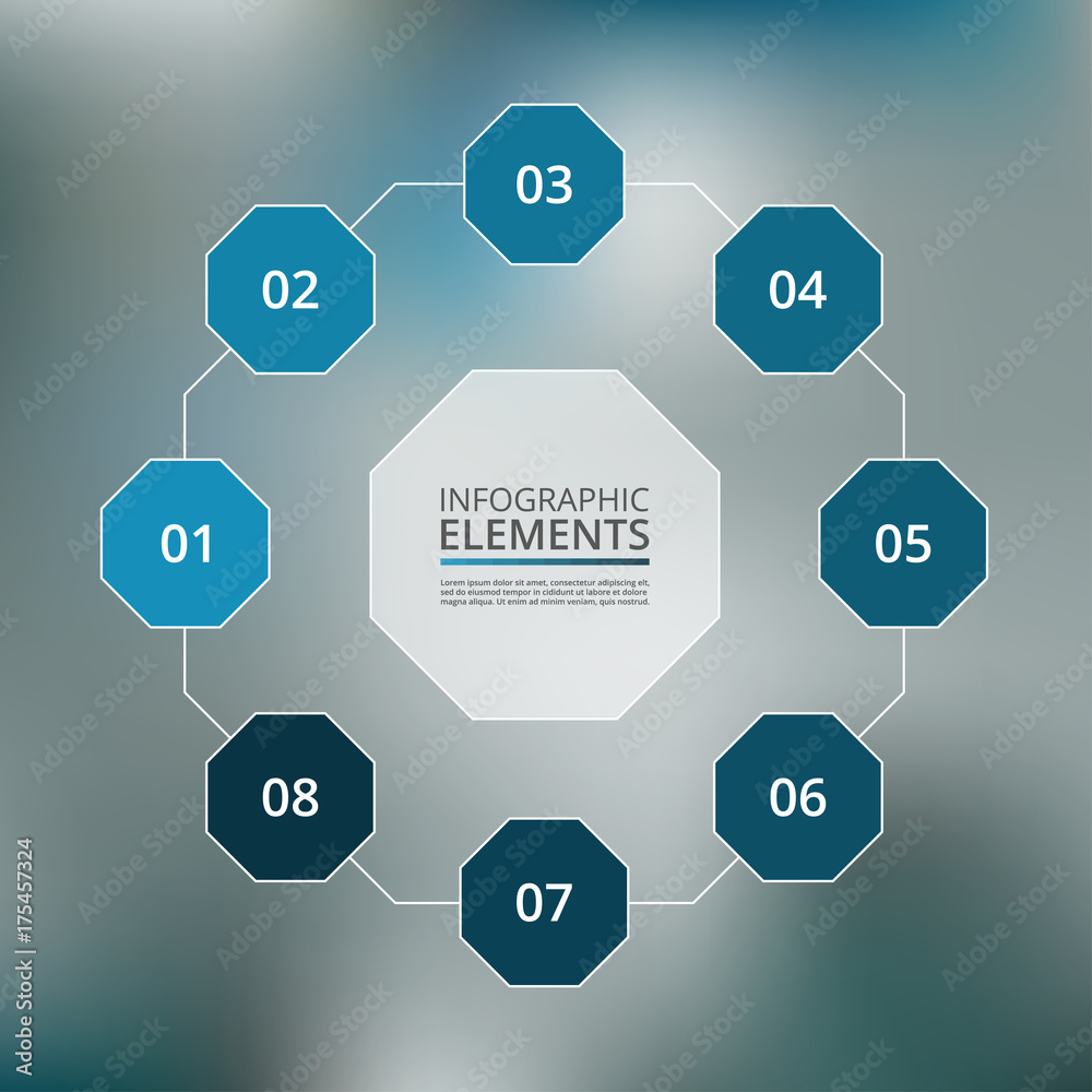 Vector infographic template Vector infographic template
