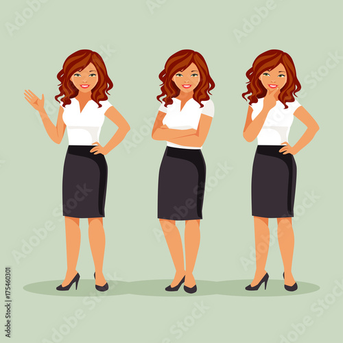 Business woman set