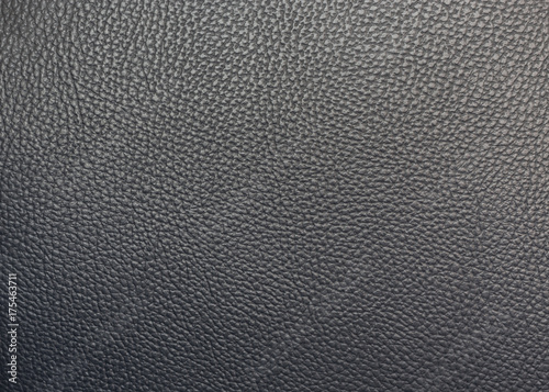 Close up detail seamless black leather surface texture background 