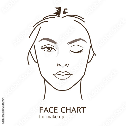 face chart photo