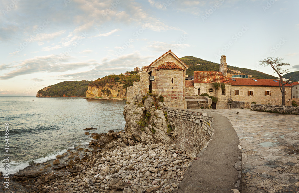 Budva old town church