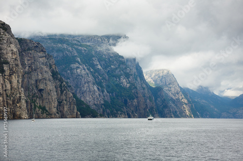 Clouds over Lysefjord