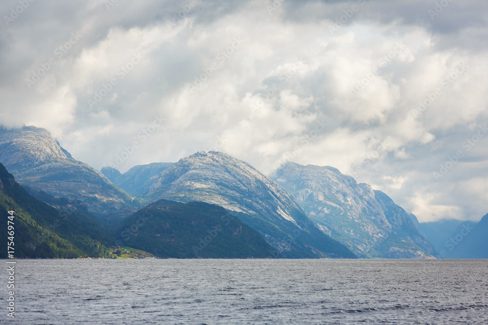 Clouds over Lysefjord Clouds over Lysefjord