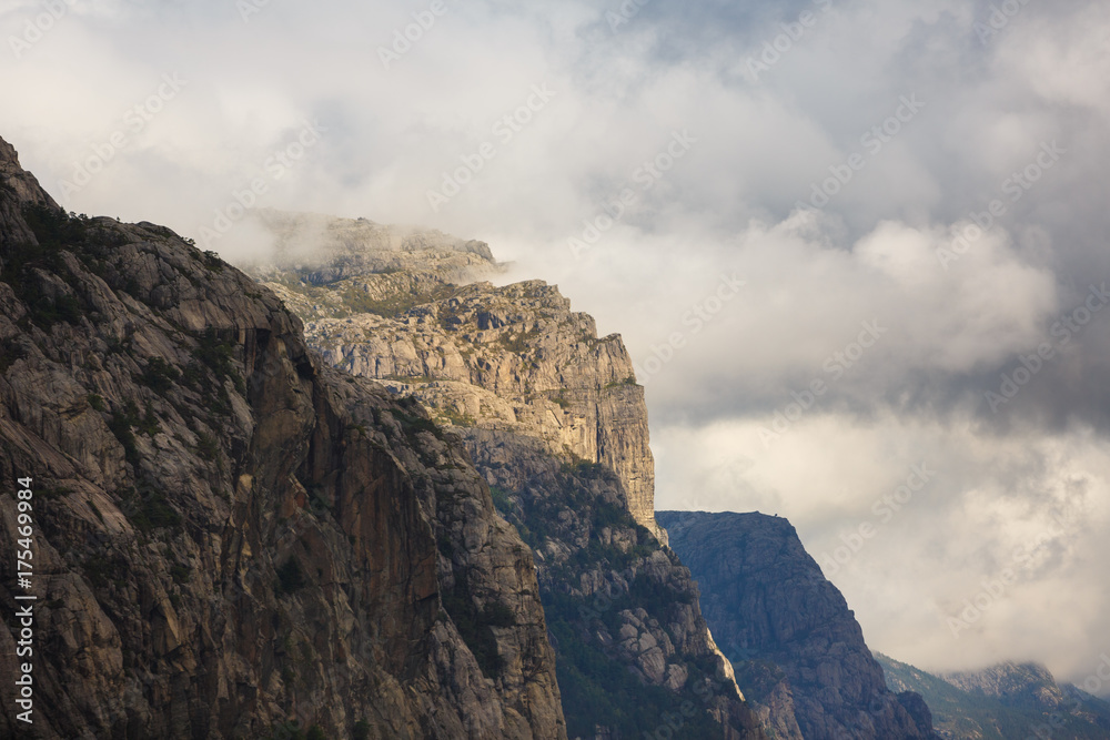 Mountains in the clouds