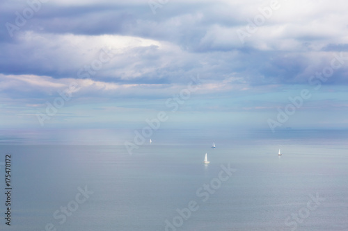 Pastel Seascape Sunset.
