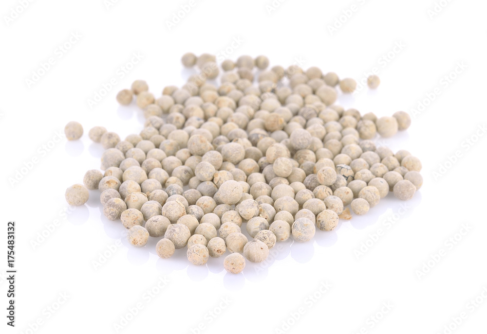 pepper seeds isolated on white background pepper seeds isolated on white background