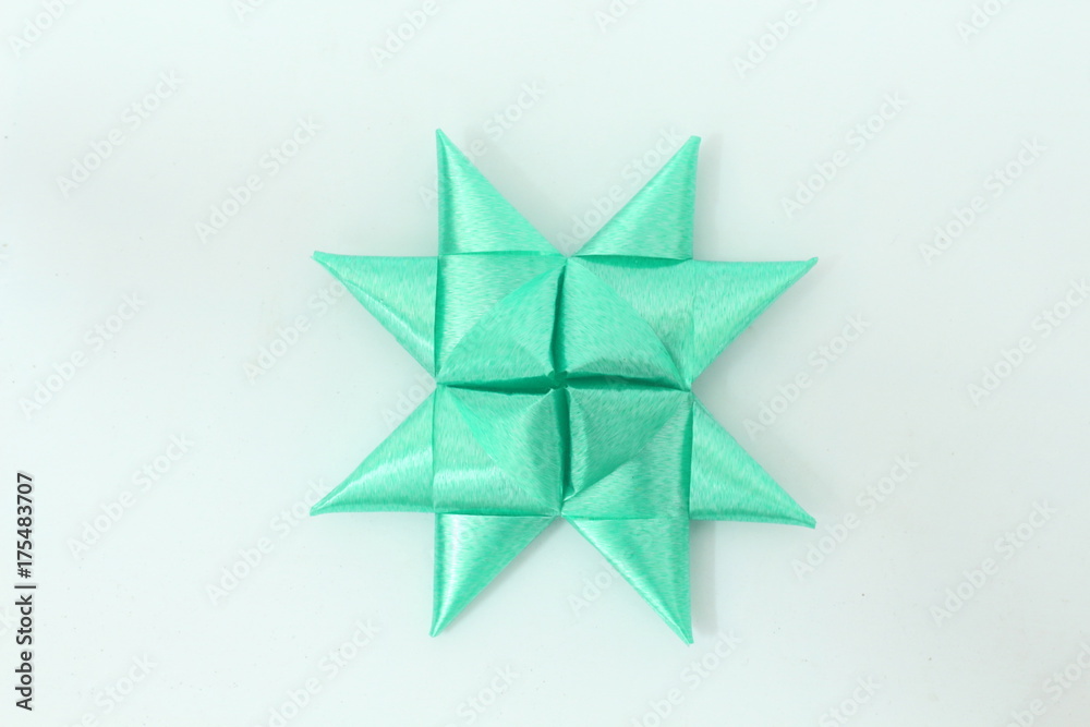 Star with a ribbon. Star with a ribbon.