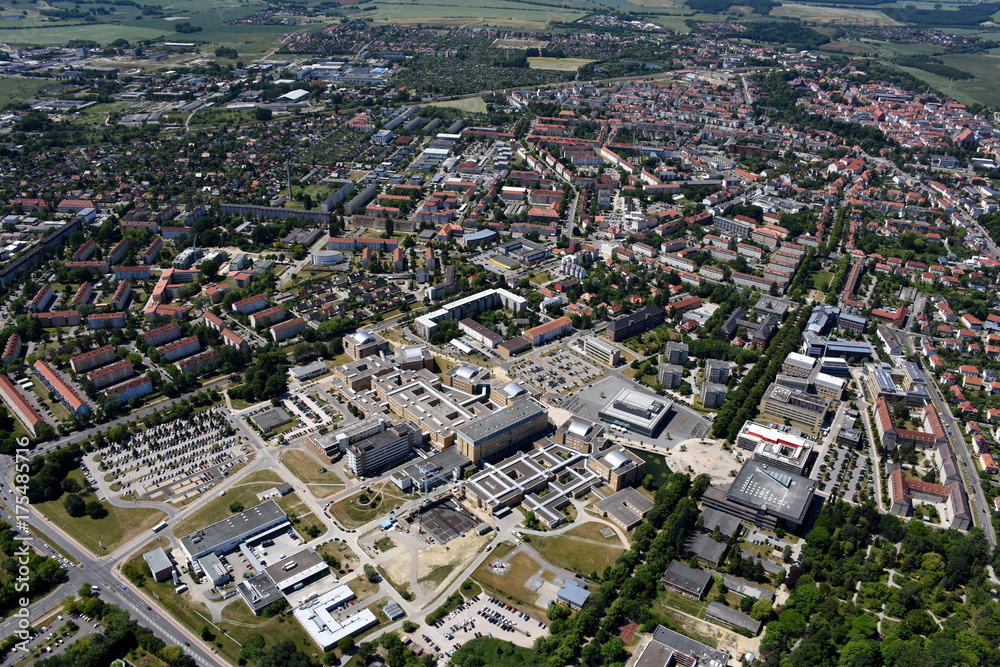 Naklejka premium Hansestadt Greifswald universitätsklinik