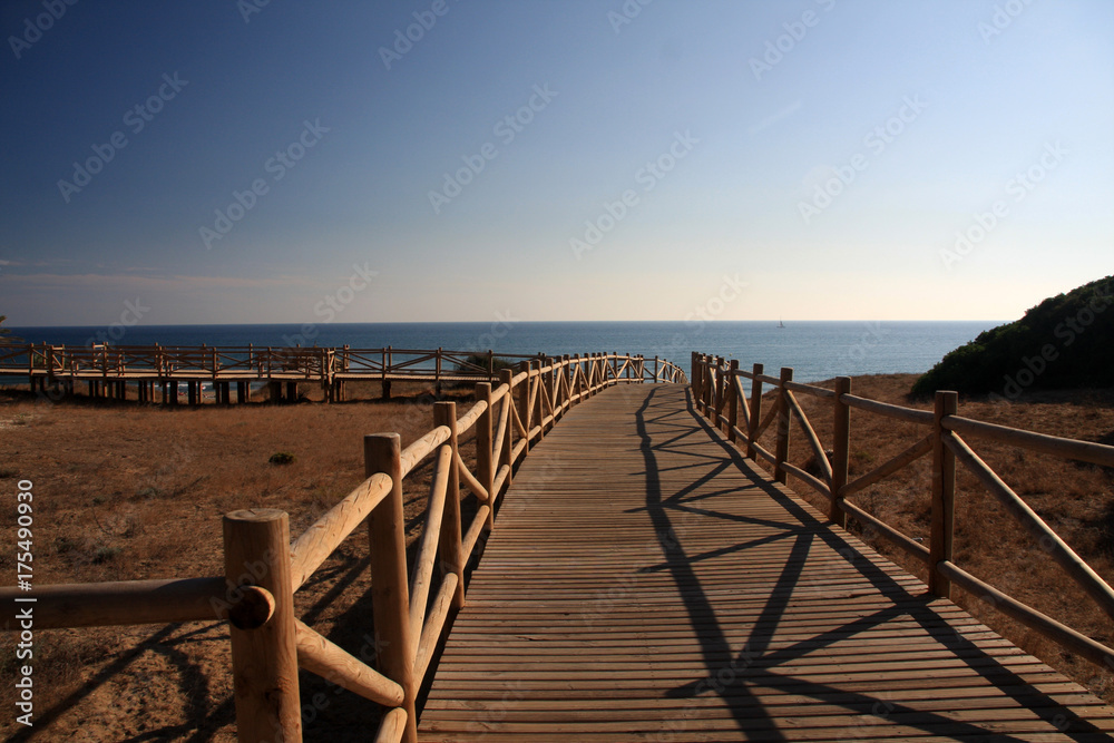Cabopino beach with sea view, Marbella, Malaga, Spain