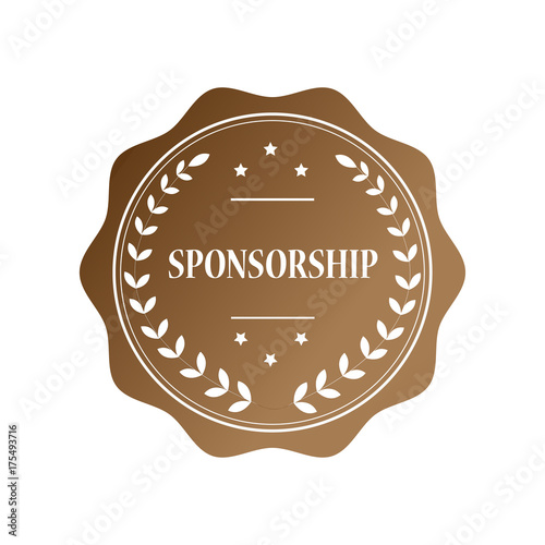 Sponsorship stamp illustration