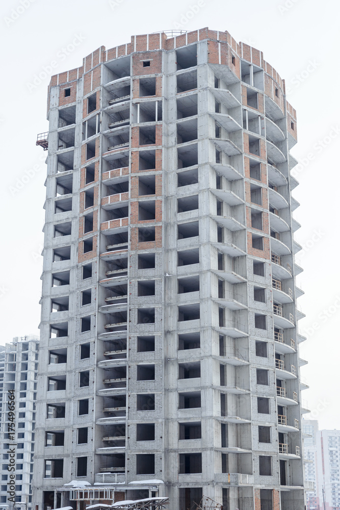 unfinished high-rise building unfinished high-rise building