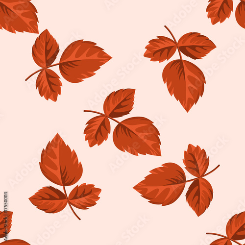 pattern of autumn leaves