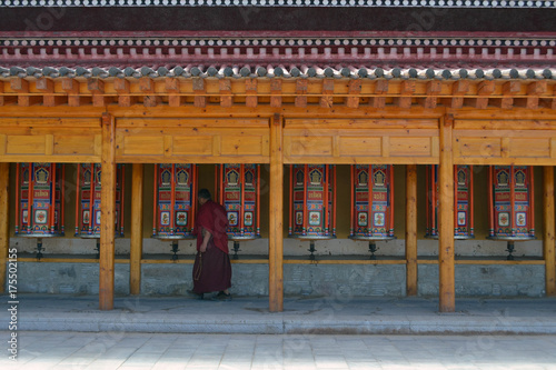 The life around Labrang in Xiahe, Amdo Tibet, China. Pilgrims are everywhere, circumabulating the monastery