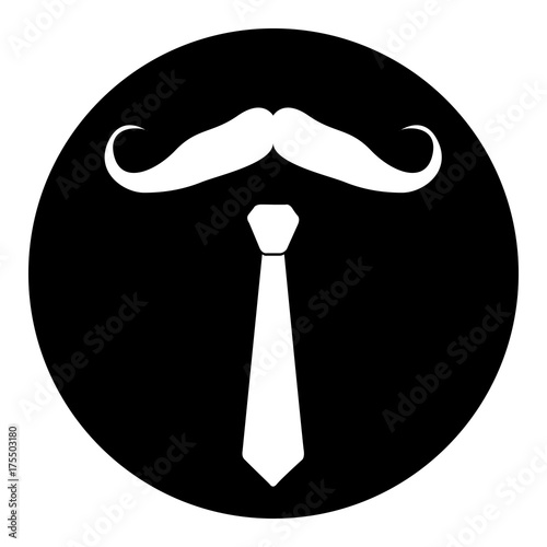 Isolated hipster stamp