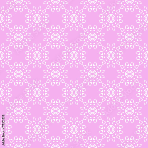 Floral seamless pattern. Fuchsia wallpaper background © Liudmyla