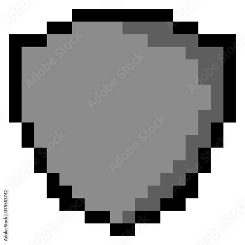 Isolated pixeled shield