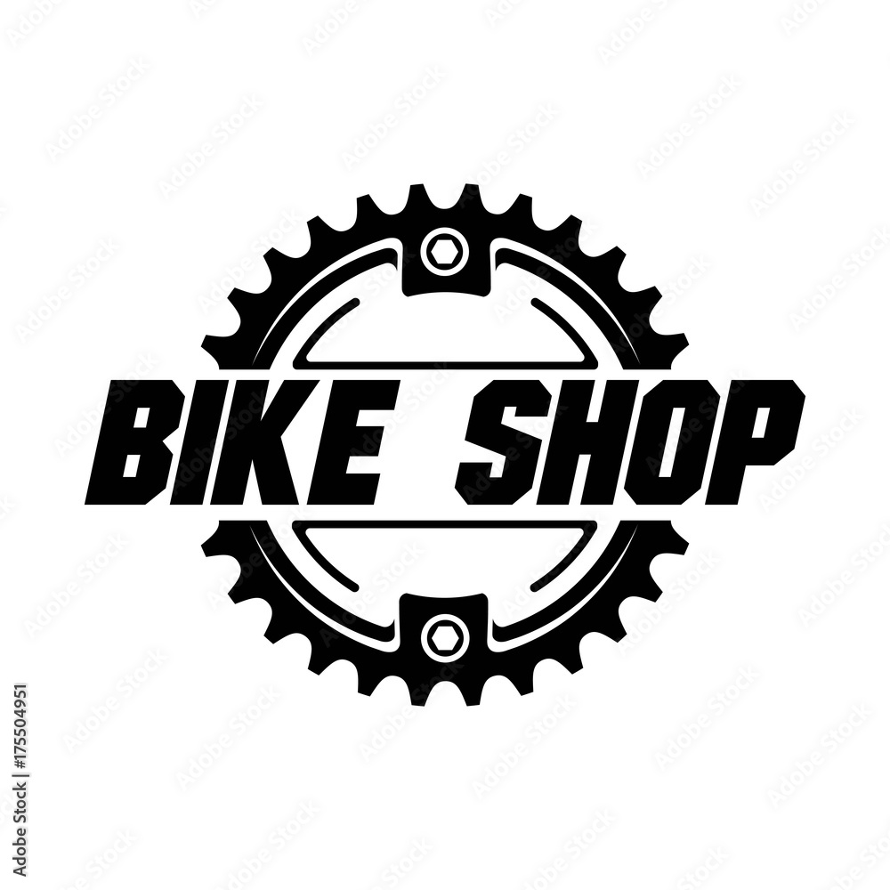 Bicycle logo design. Vector Stock Vector | Adobe Stock