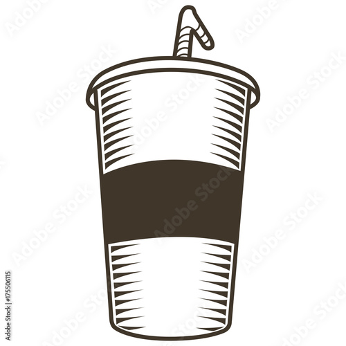 Isolated soda sketch