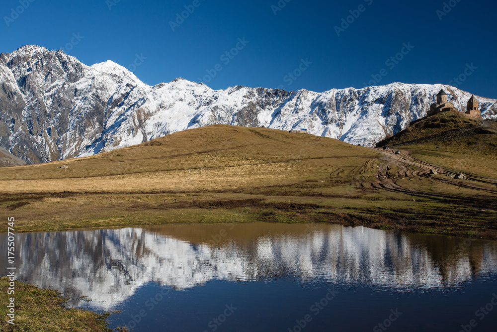 Georgia mountain Svaneti and Kazbegi