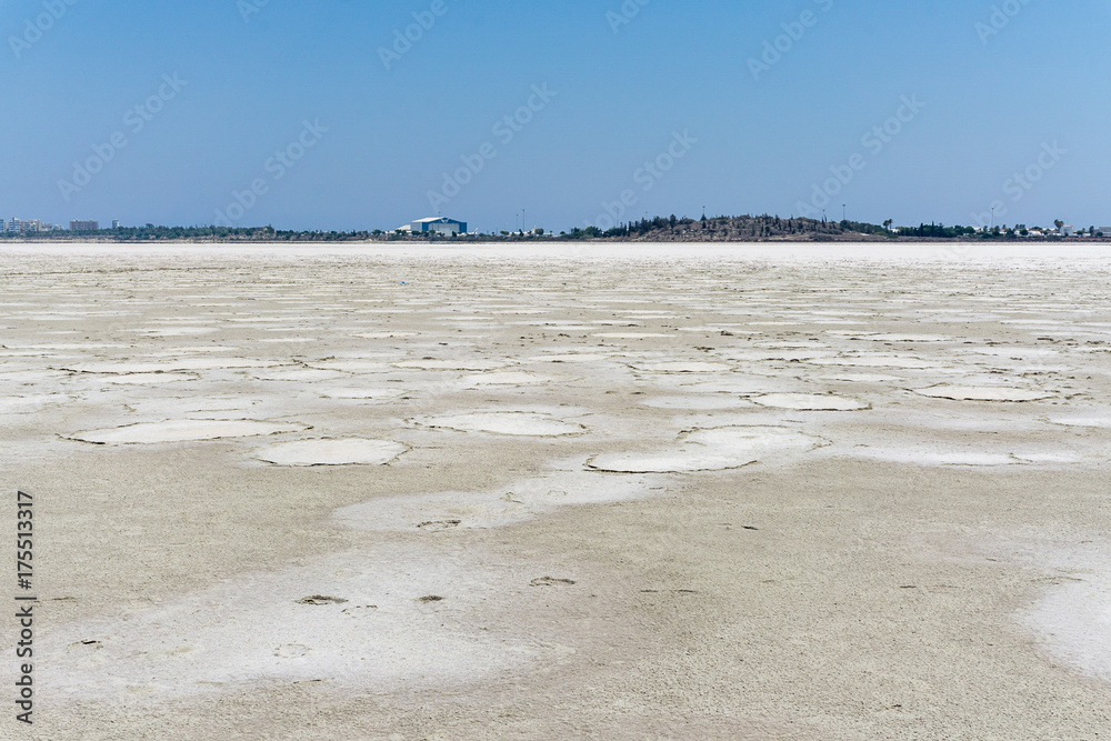 Obraz premium Dried salt lake
