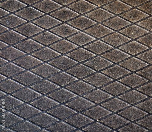 Textured Gutter Manhole Close Up