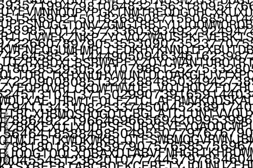 Фотография Coded text