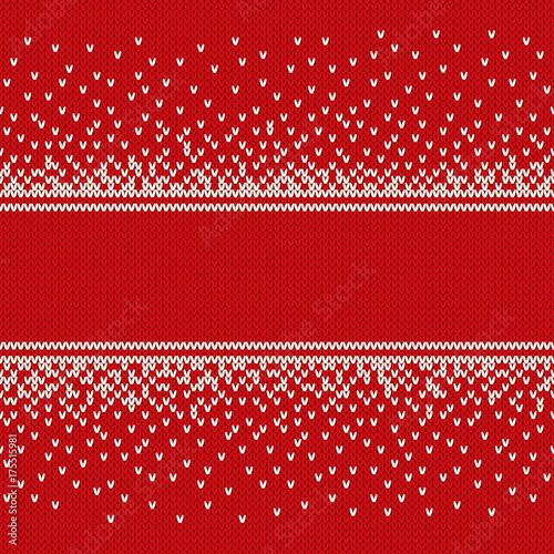 Christmas and New Year Design Knitted Background with a Place for Text. Knitting Sweater Design. Wool Knit Texture Imitation
