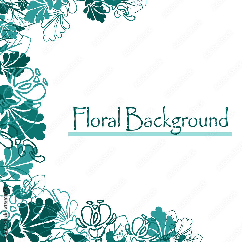 Obraz premium Eps10 design. vector beautiful flower background art